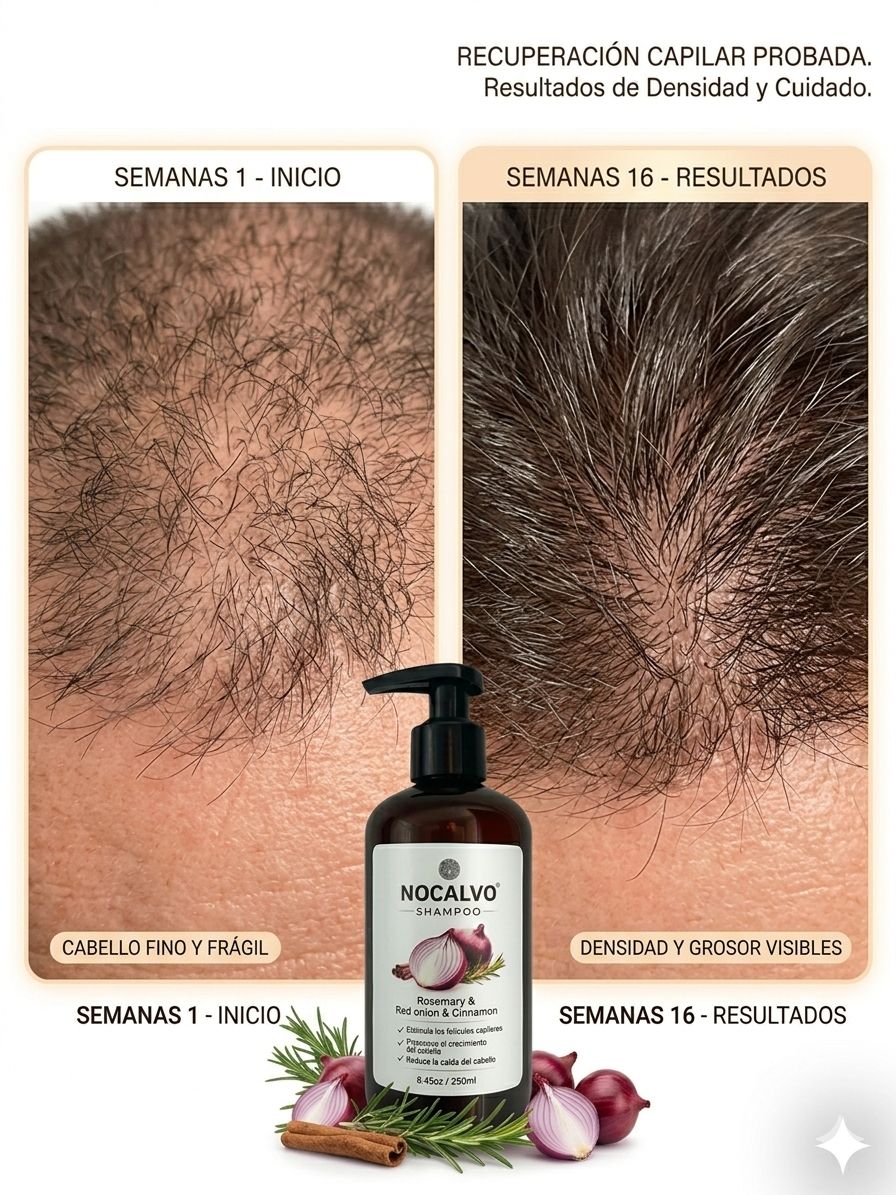 Champú NoCalvo – Poder de Cebolla (Formato Original)